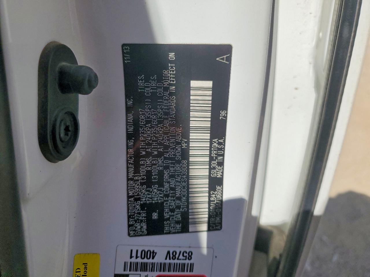 Toyota Sienna Xle 8-passenger