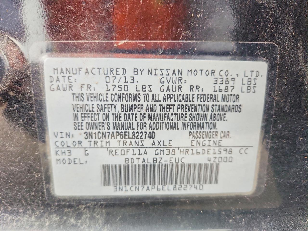Nissan Versa 1.6 Sv