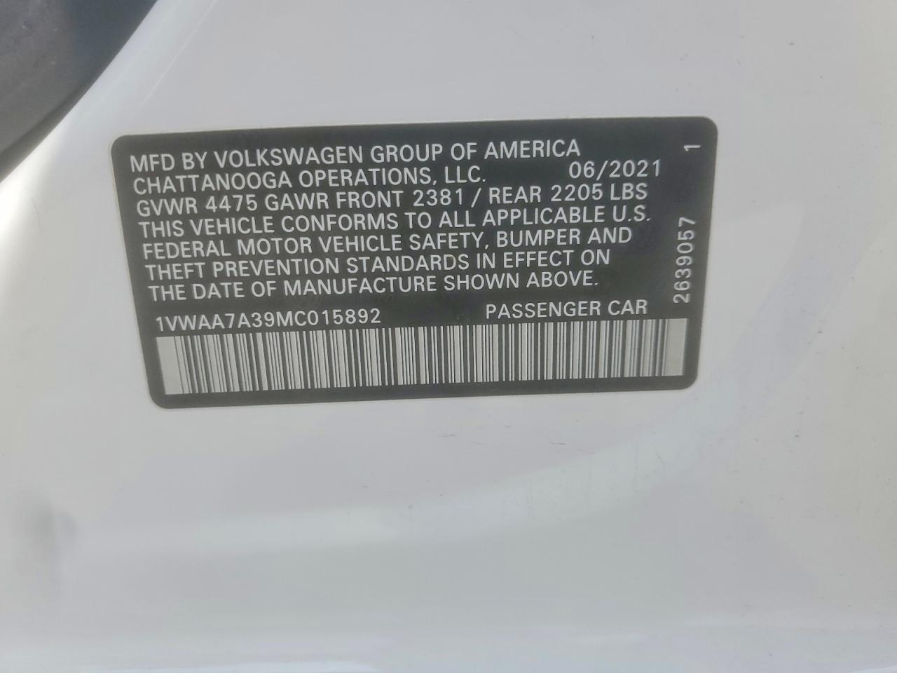 Volkswagen Passat S