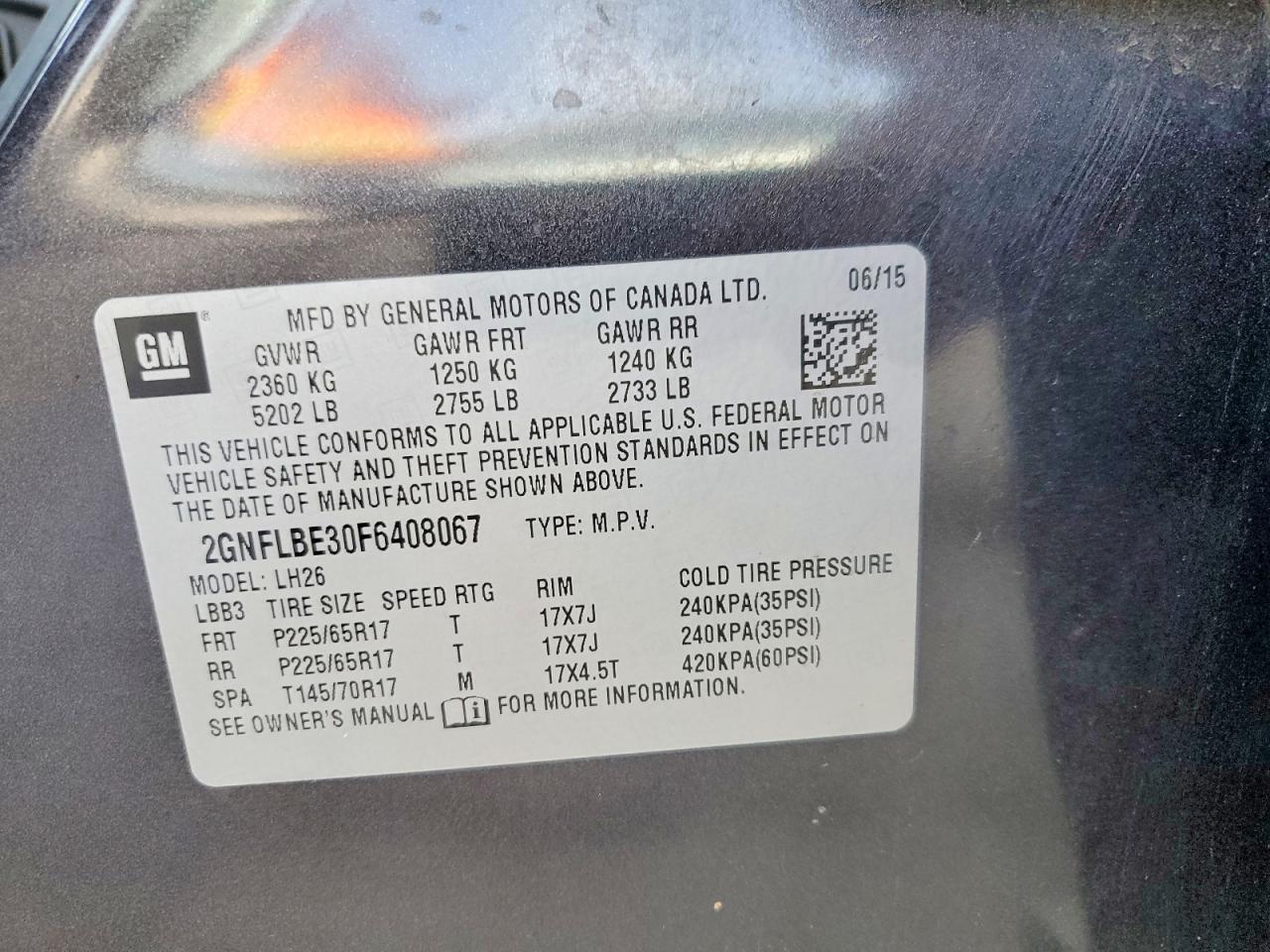 Chevrolet Equinox Lt