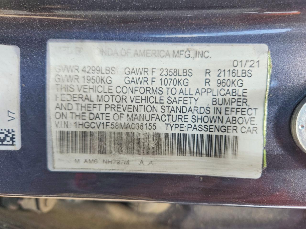 Honda Accord Exl