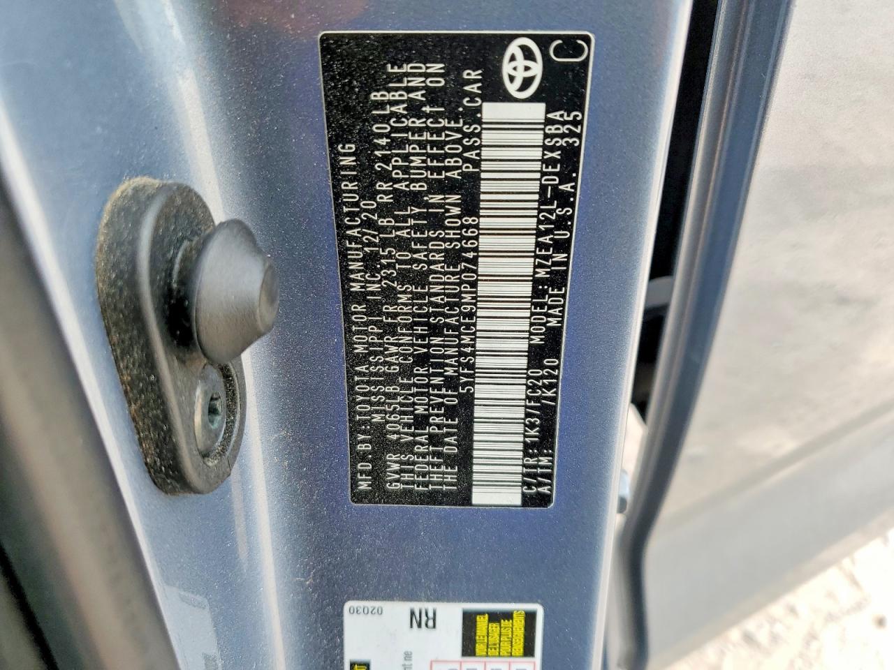 Toyota Corolla Se