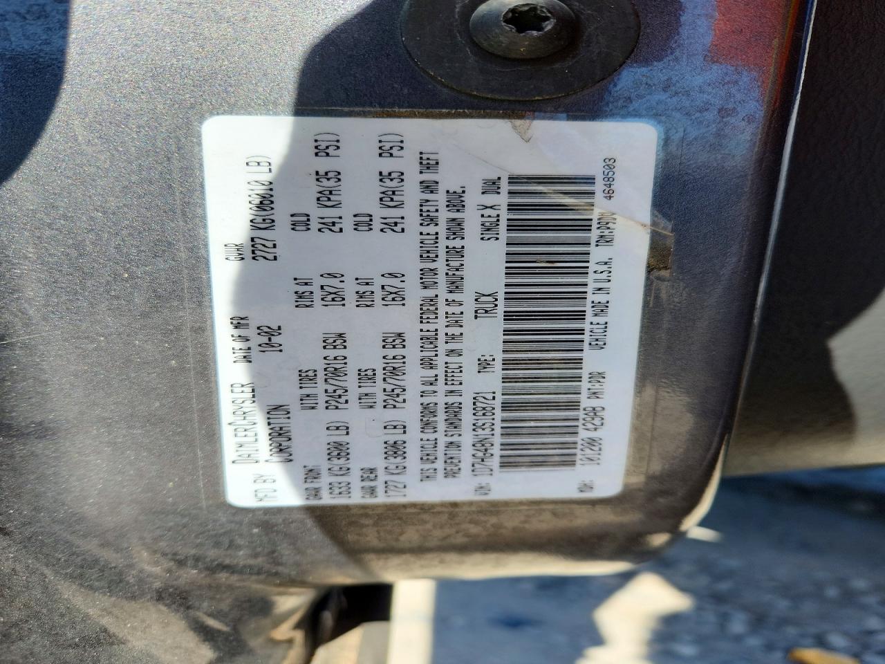 Dodge Dakota Quad Slt