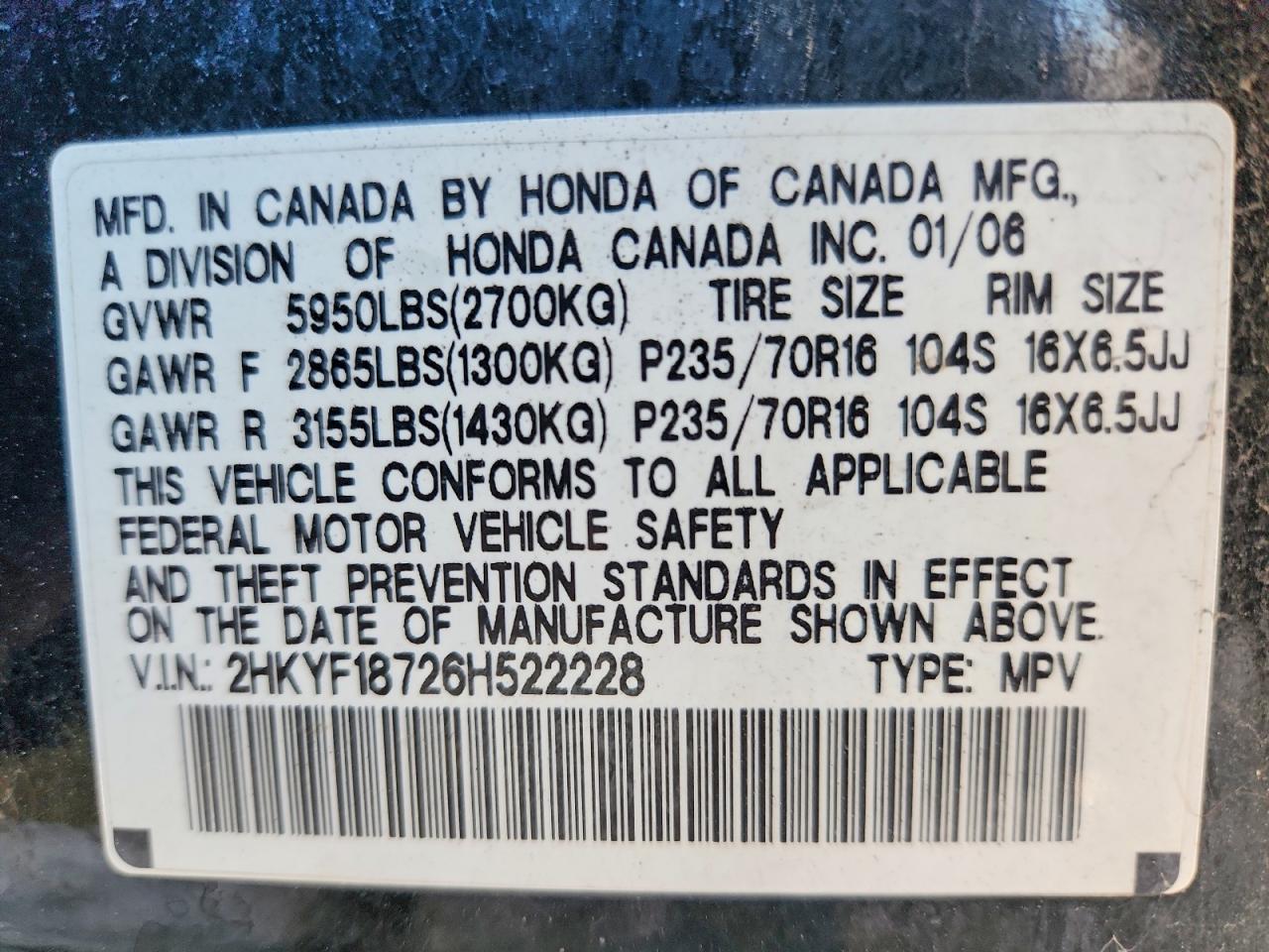 Honda Pilot Ex
