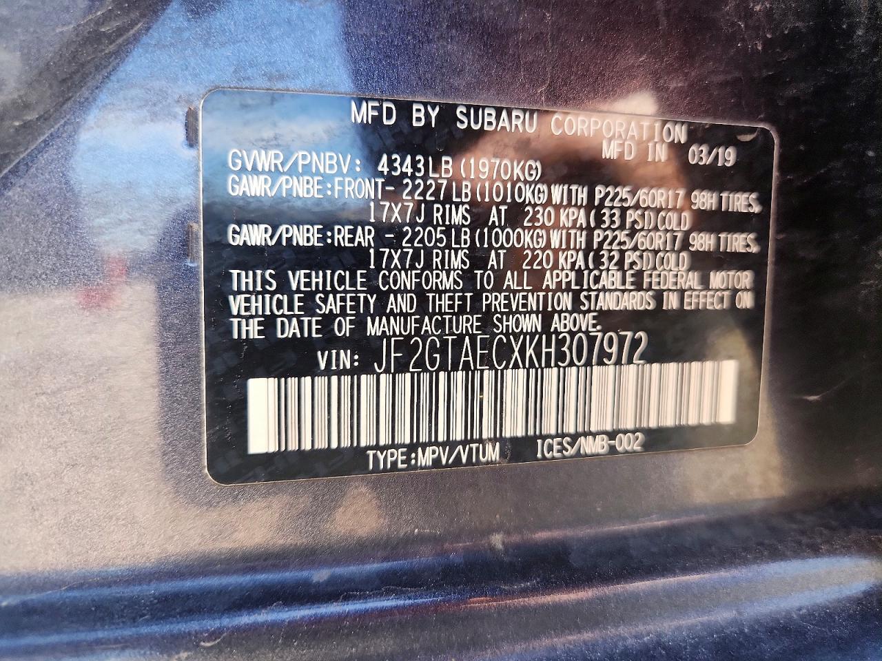 Subaru Crosstrek Premium