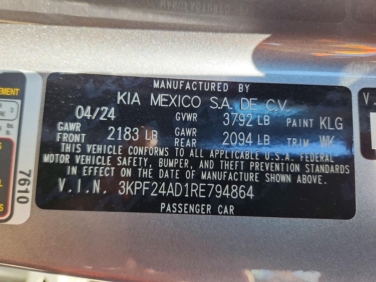 Kia Forte Lxs