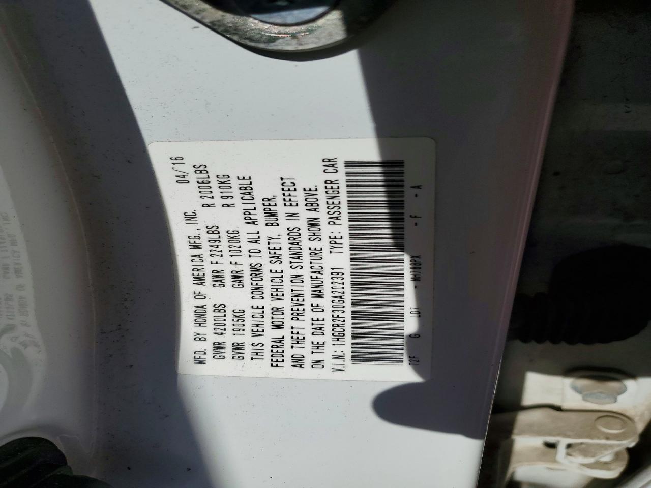 Honda Accord Lx