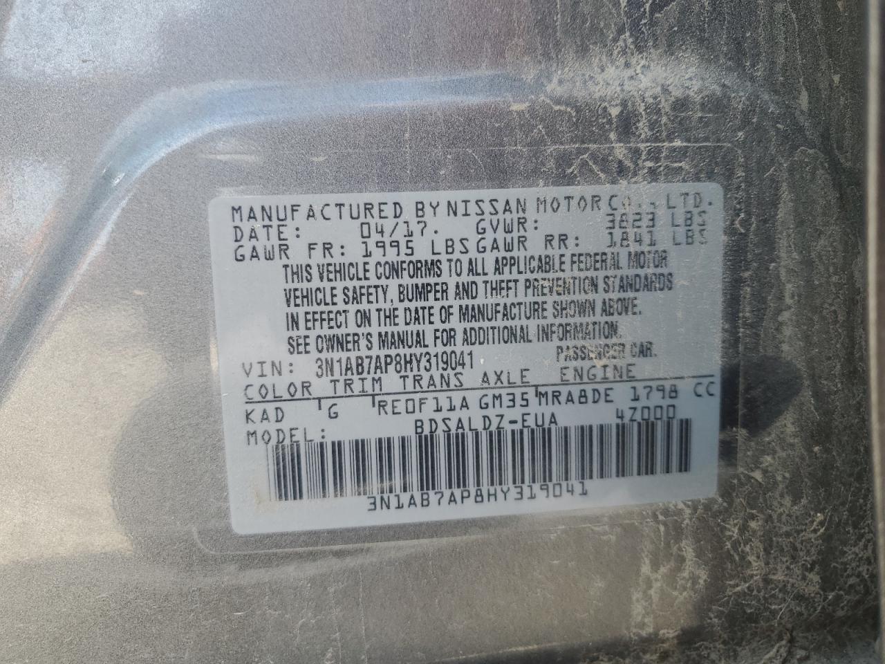 Nissan Sentra Sv