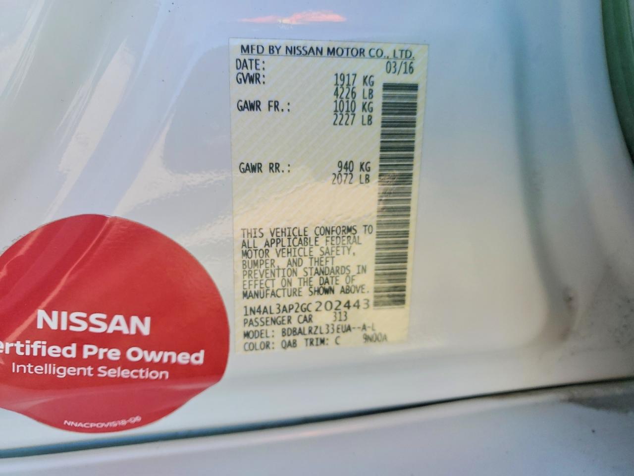 Nissan Altima 2.5 Sl