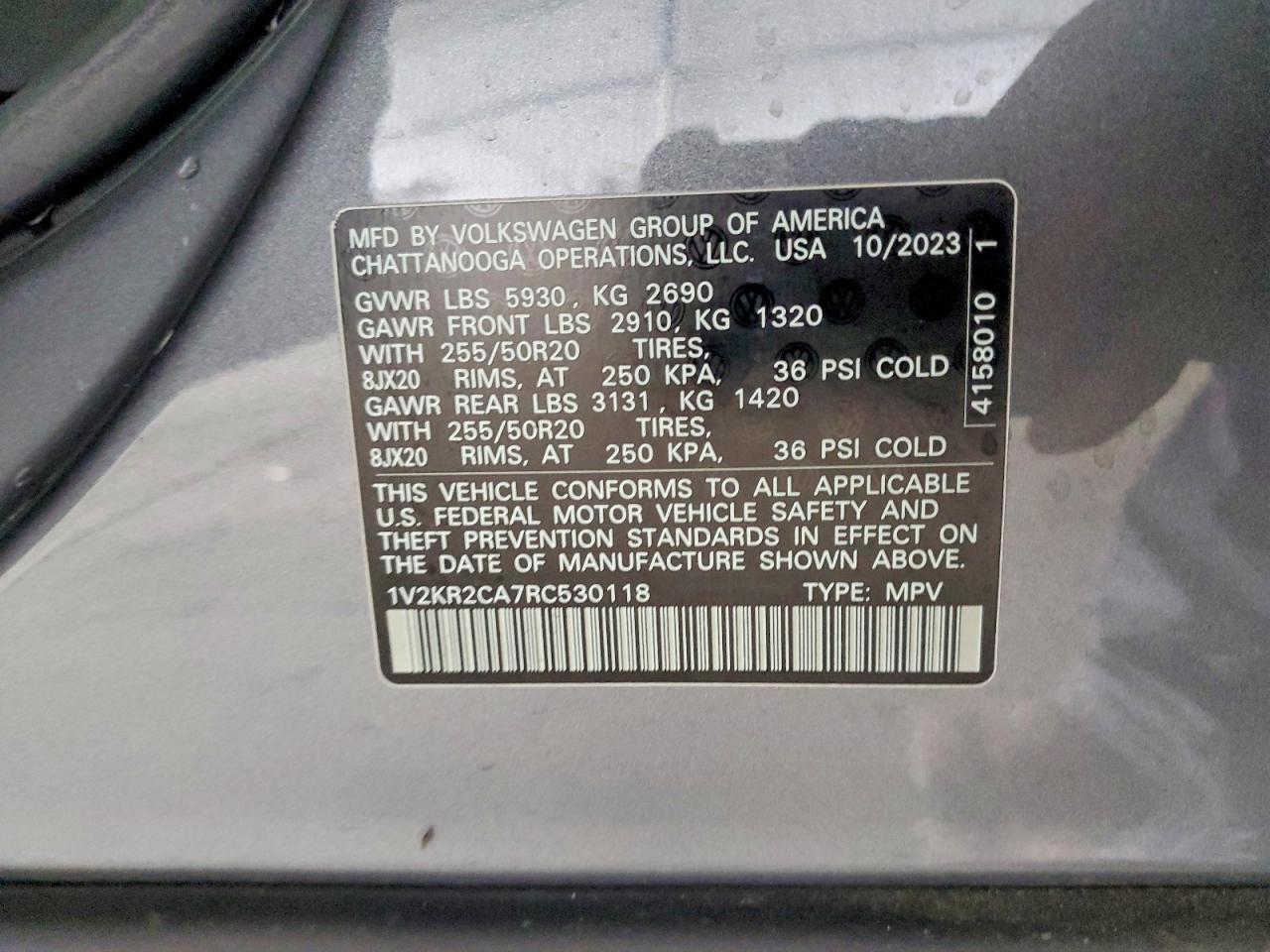 Volkswagen Atlas Se
