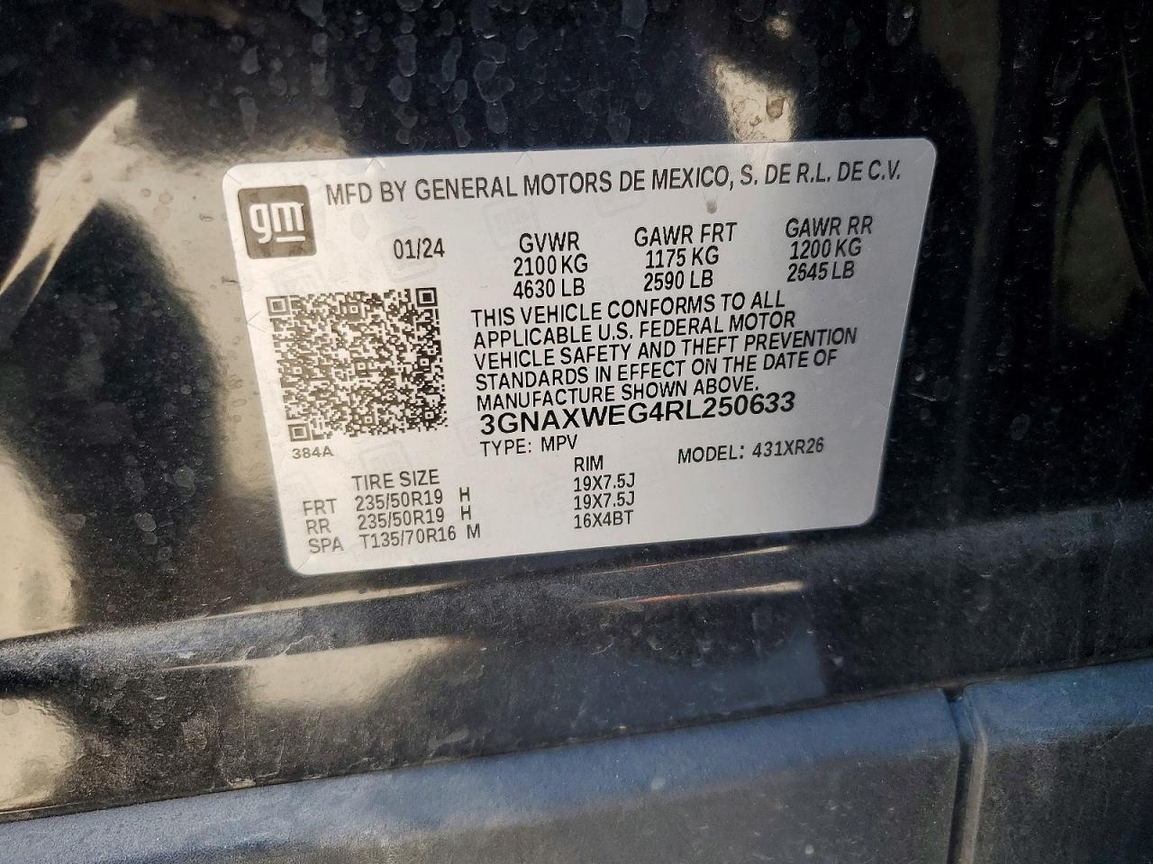 Chevrolet Equinox Rs