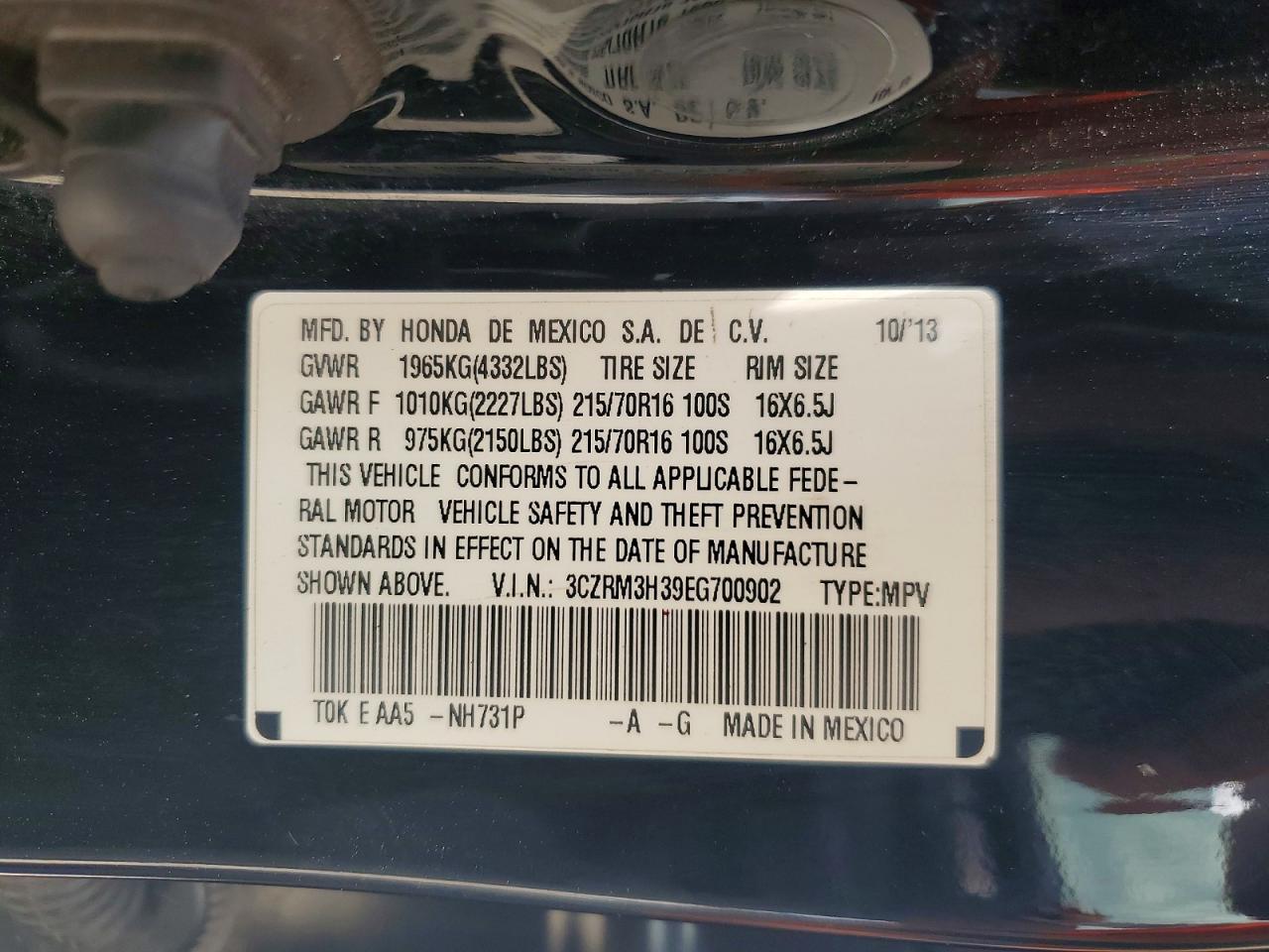 Honda Crv Lx
