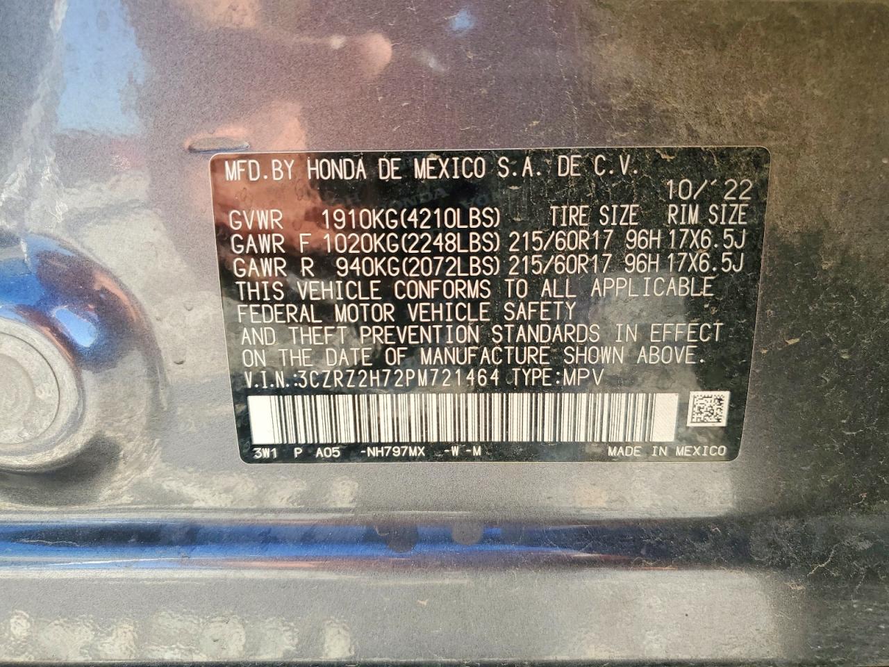 Honda HR-V Exl
