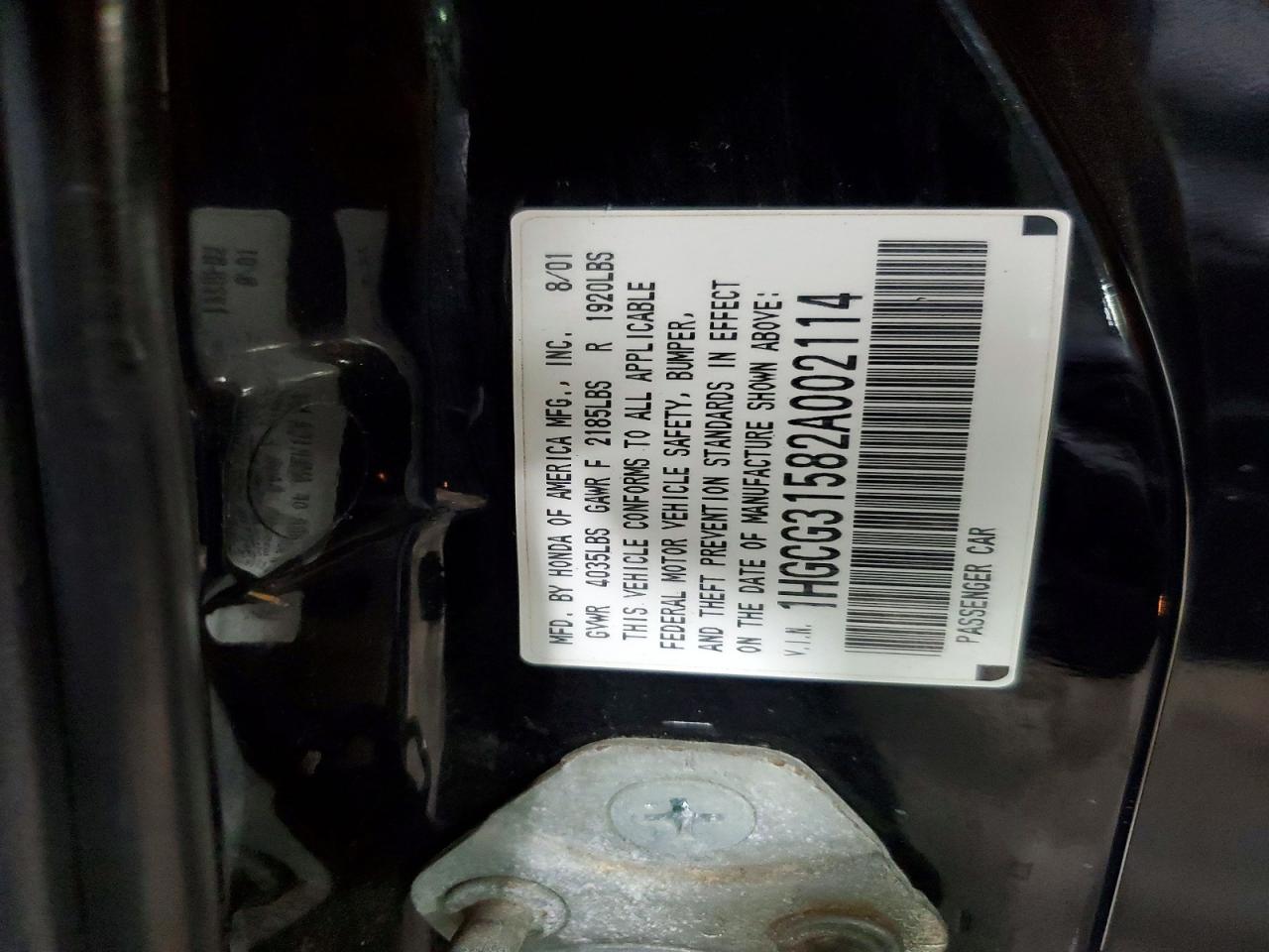Honda Accord Ex