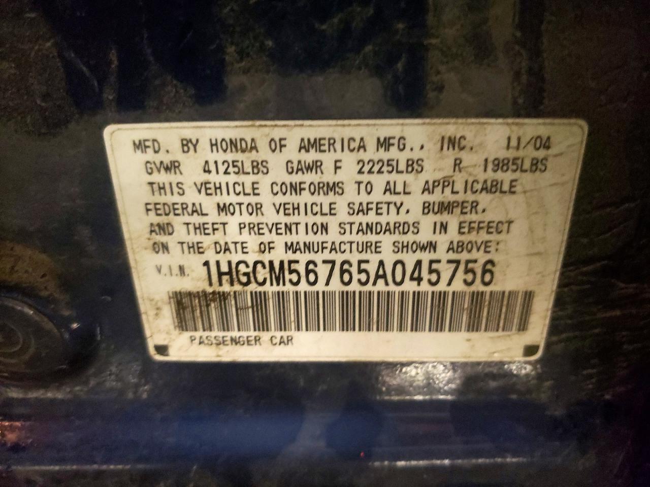 Honda Accord Ex