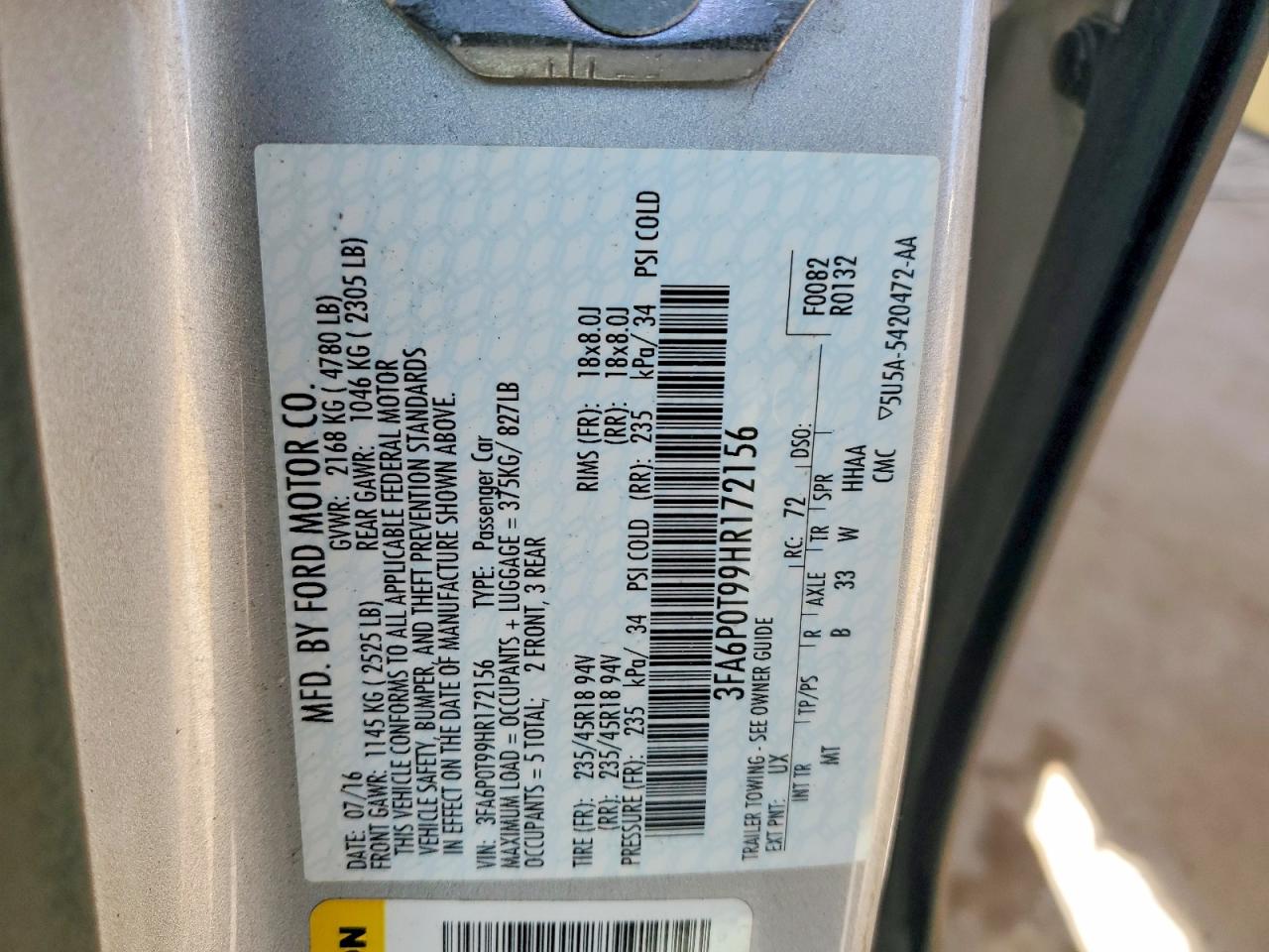 Ford Fusion Se