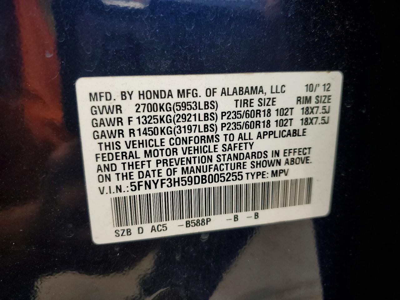 Honda Pilot Exl