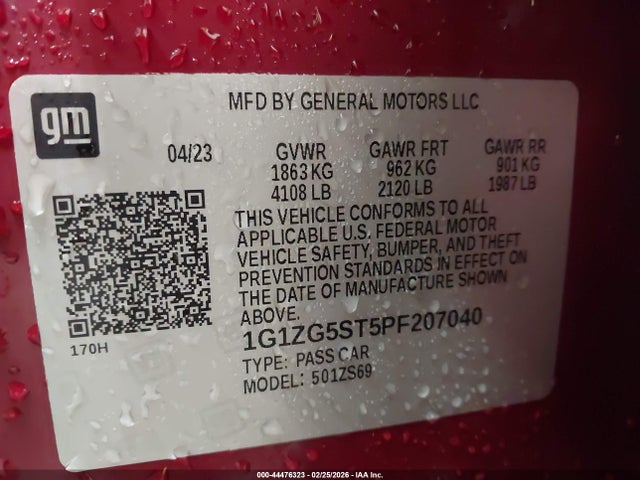 Chevrolet Malibu Fwd Rs
