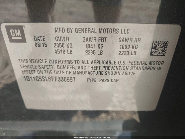 Chevrolet Malibu 1lt
