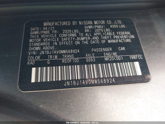 Nissan Rogue S Fwd Xtronic Cvt