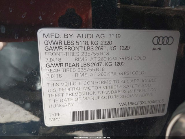 Audi Q3 Premium Plus 45 Tfsi Quattro Tiptronic