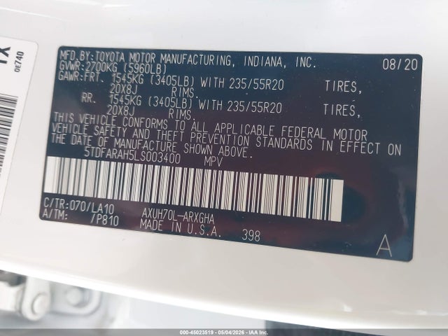 Toyota Highlander Hybrid Platinum