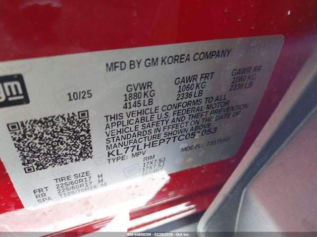 Chevrolet Trax Lt