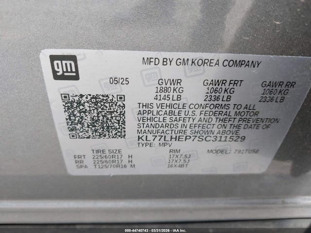 Chevrolet Trax Fwd Lt