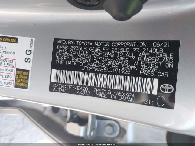 Toyota Corolla Xle