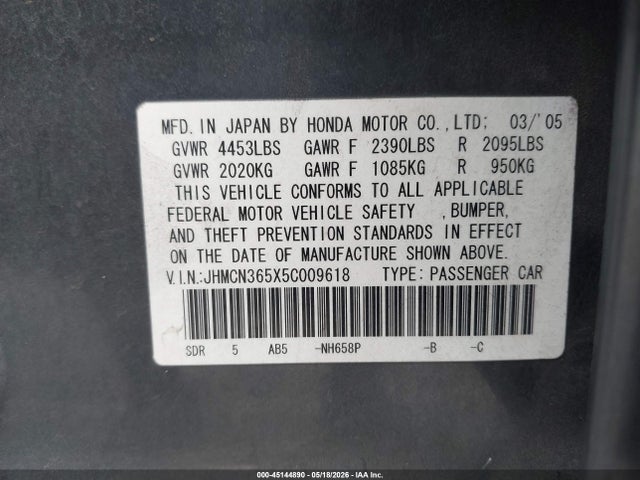 Honda Accord Ima