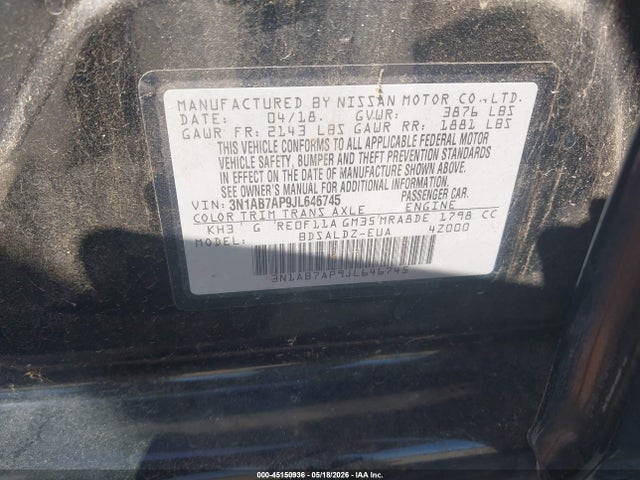 Nissan Sentra Sv