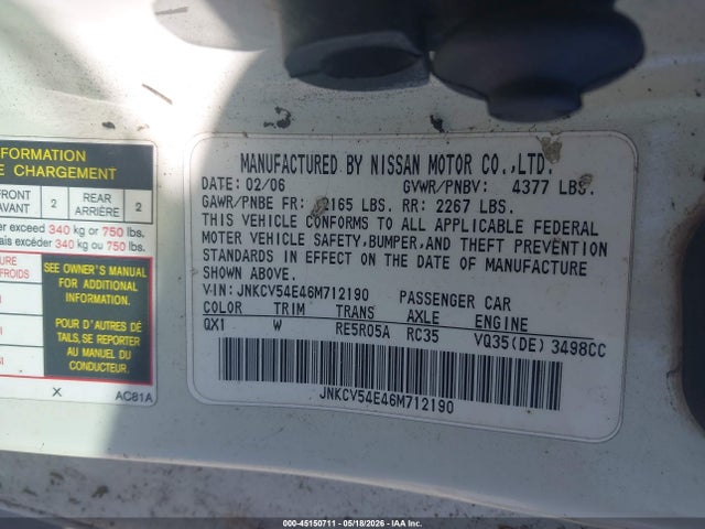 INFINITI G35