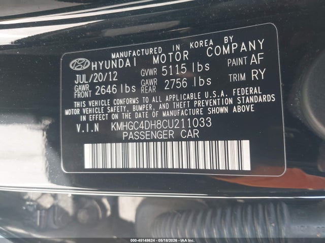Hyundai Genesis 5.0