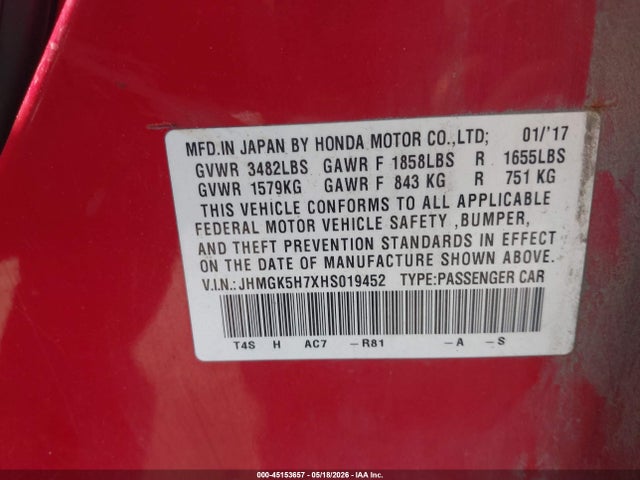 Honda Fit Ex