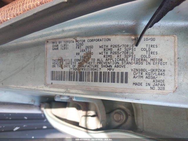 Toyota 4Runner Limited V6