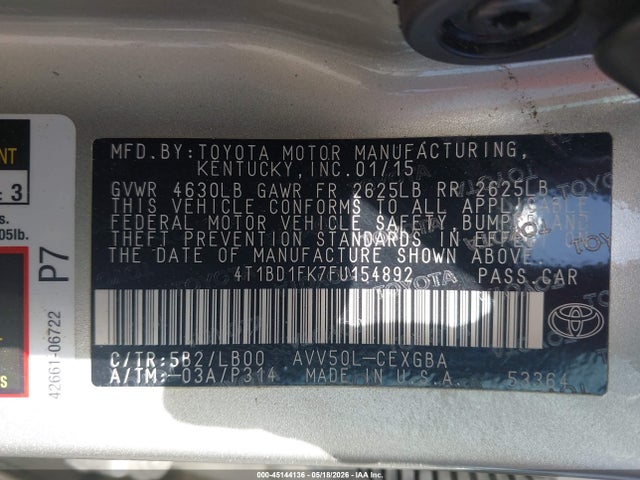 Toyota Camry Xle