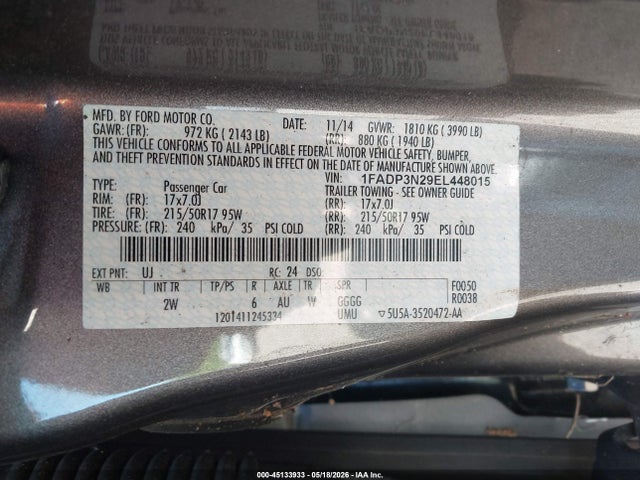 Ford Focus Titanium