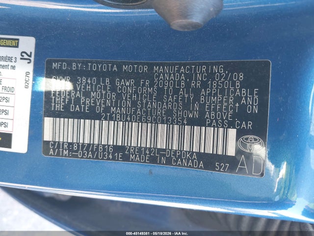 Toyota Corolla Le