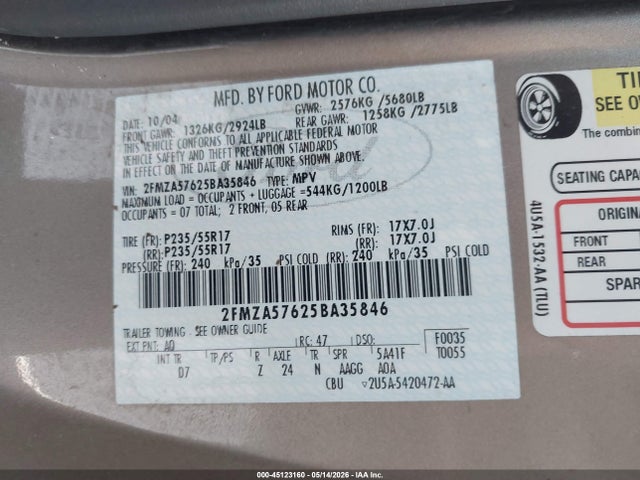 Ford Freestar Ses