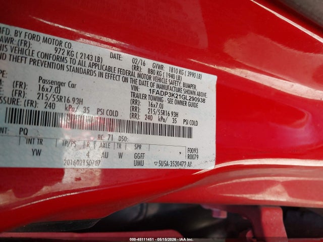 Ford Focus Se