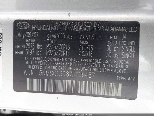 Hyundai SANTA FE Gls