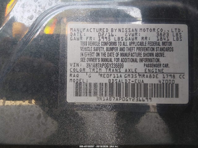 Nissan Sentra Sv