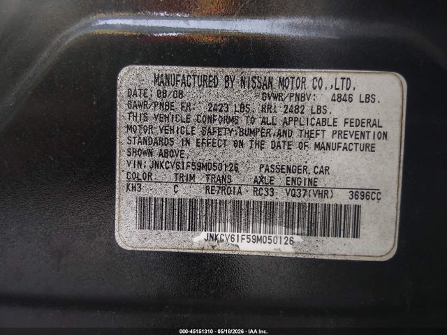 INFINITI G37x