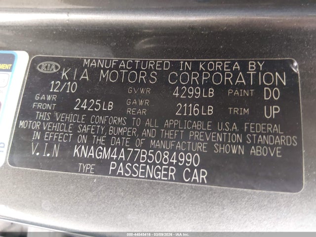 Kia Optima Lx