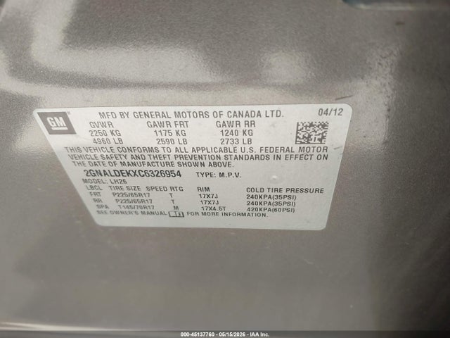 Chevrolet Equinox 1lt