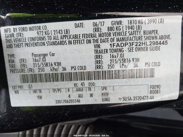Ford Focus Se