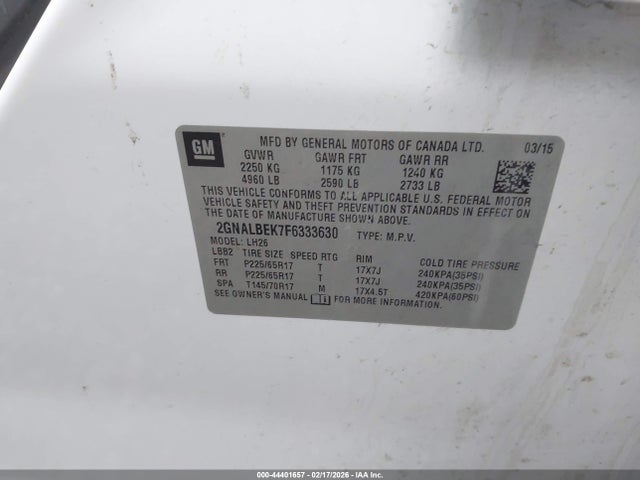 Chevrolet Equinox 1lt