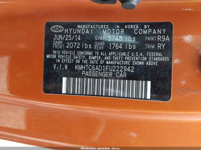 Hyundai VELOSTER Re:flex