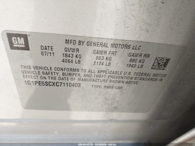 Chevrolet Cruze Lt