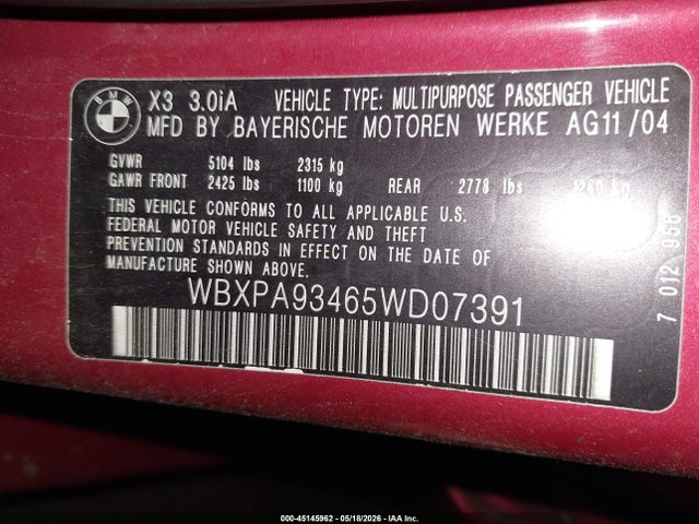 BMW X Series 3.0i